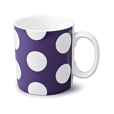 WM Bartleet & Sons - Porcelain Spotty 1 Pint Purple Mug WM Bartleet & Sons - Porcelain Spotty 1 Pint Purple Mug