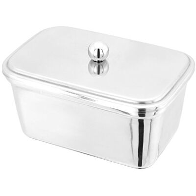 Judge Butter Holder Takes Most 500g tubs, Stainless Steel, Silver, External Dimensions 10 x15 x7.5 cm Judge Butter Holder Takes Most 500g tubs, Stainless Steel, Silver, External Dimensions 10 x15 x7.5 cm