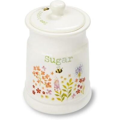 Cooksmart Ceramic Coffee Canister, Bee Happy Design Cooksmart Ceramic Coffee Canister, Bee Happy Design