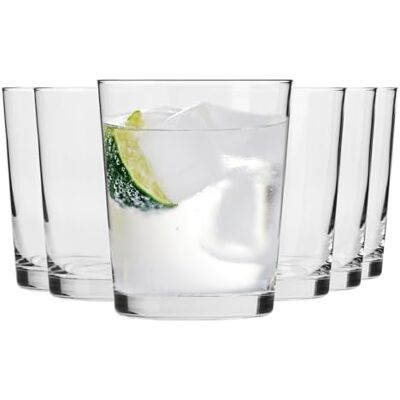 Krosno Water Glasses Set of 6-300ml Drinking Tumblers for Juice and Cocktails Lead-Free Crystal Drinking Glasses Pure Collection Krosno Water Glasses Set of 6-300ml Drinking Tumblers for Juice and Cocktails Lead-Free Crystal Drinking Glasses Pure Collection