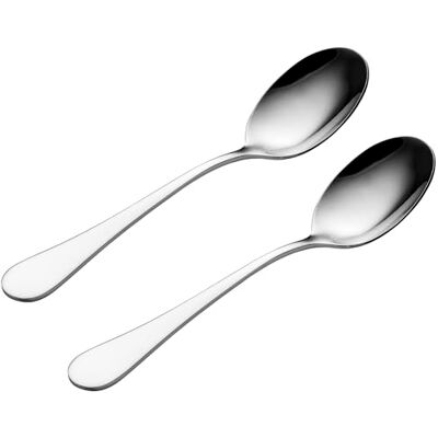 Viners Select 2 Piece Serving Spoon Set 18/0 Stainless Steel Large Serving Spoons Teardrop Handle Design Mirror Finish Dishwasher Safe Gift Boxed Table & Kitchen Serving Utensils Viners Select 2 Piece Serving Spoon Set 18/0 Stainless Steel Large Serving Spoons Teardrop Handle Design Mirror Finish Dishwasher Safe Gift Boxed Table & Kitchen Serving Utensils