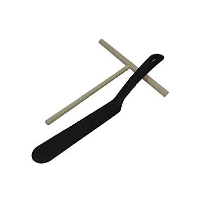 Viva Haushaltswaren Viva Household goods, 2-piece crepes set consisting of a crepes distributor made of beechwood and crepes spatula made plastic Viva Haushaltswaren Viva Household goods, 2-piece crepes set consisting of a crepes distributor made of beechwood and crepes spatula made plastic