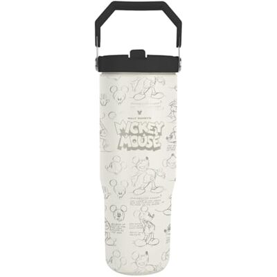 Pyramid Mickey Mouse 30oz/850ml Pitcher with Straw and Lid, Double-Walled Stainless Steel Body, Keeps Your Drink Cool, Screw Lid with PE Straw, BPA-Free, One Size Pyramid Mickey Mouse 30oz/850ml Pitcher with Straw and Lid, Double-Walled Stainless Steel Body, Keeps Your Drink Cool, Screw Lid with PE Straw, BPA-Free, One Size