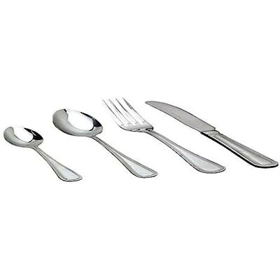 Genware NEV-DF-BD Dessert Fork, Bead Pattern (Pack of 12) Genware NEV-DF-BD Dessert Fork, Bead Pattern (Pack of 12)