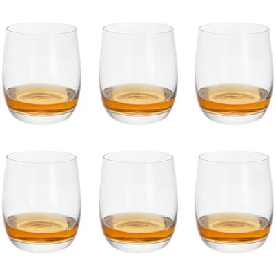Dartington Crystal Six! Six Tumblers, Set of 6 Modern Tumbler Glasses 95mm 320ml Dishwasher Safe Classy and Elegant Glassware Dartington Crystal Six! Six Tumblers, Set of 6 Modern Tumbler Glasses 95mm 320ml Dishwasher Safe Classy and Elegant Glassware