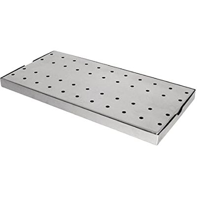 Olympia Stainless Steel Drip Tray with Insert Dishwasher Safe, 400x200mm Catches condensation and overflow from glasses to keep bar areas clean; easily wipes down after busy service shifts. Olympia Stainless Steel Drip Tray with Insert Dishwasher Safe, 400x200mm Catches condensation and overflow from glasses to keep bar areas clean; easily wipes down after busy service shifts.