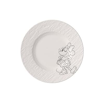 Villeroy & Boch Manufacture Rock Blanc – Mickey Mouse – Breakfast/Dessert Plate, White, Dishwasher-Safe and Microwave-Safe, Slate Look with Disney Mickey Mouse Chalk Decoration, Premium Porcelain Villeroy & Boch Manufacture Rock Blanc – Mickey Mouse – Breakfast/Dessert Plate, White, Dishwasher-Safe and Microwave-Safe, Slate Look with Disney Mickey Mouse Chalk Decoration, Premium Porcelain