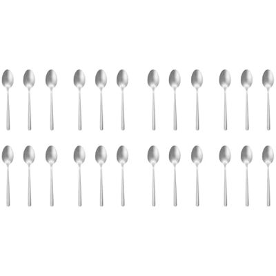 Russell Hobbs Teaspoon Set of 24 – Vienna Stainless Steel Coffee Spoons Cutlery Set, Mirror Polish Finish Flatware, Tea Spoon Tableware for Home, Restaurant, Office, Dishwasher Safe Russell Hobbs Teaspoon Set of 24 – Vienna Stainless Steel Coffee Spoons Cutlery Set, Mirror Polish Finish Flatware, Tea Spoon Tableware for Home, Restaurant, Office, Dishwasher Safe