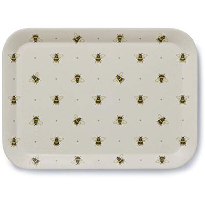 Cooksmart British Designed Large Serving Tray Dinner Tray For Multiple Uses Around The Home (Bumble Bees L) Cooksmart British Designed Large Serving Tray Dinner Tray For Multiple Uses Around The Home (Bumble Bees L)