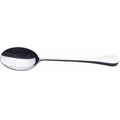 Genware NEV-DS-SL Slim Dessert Spoon, 18/0 Genware NEV-DS-SL Slim Dessert Spoon, 18/0