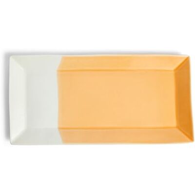 Royal Doulton Serving Tray, for Everyday Use, Hard Wearing Porcelain, 1815 Bright, 40cm/15in, Orange Royal Doulton Serving Tray, for Everyday Use, Hard Wearing Porcelain, 1815 Bright, 40cm/15in, Orange