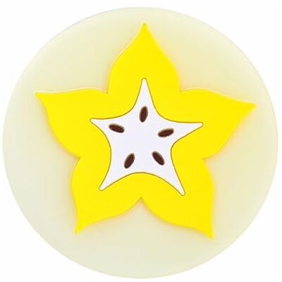 Boweain Silicone Coasters, Round Drink Coasters, Creative Non-Slip Fruit Coasters, Outdoor Coasters Novelty for Home, Office, Bar and Restaurant – Carambola Boweain Silicone Coasters, Round Drink Coasters, Creative Non-Slip Fruit Coasters, Outdoor Coasters Novelty for Home, Office, Bar and Restaurant – Carambola