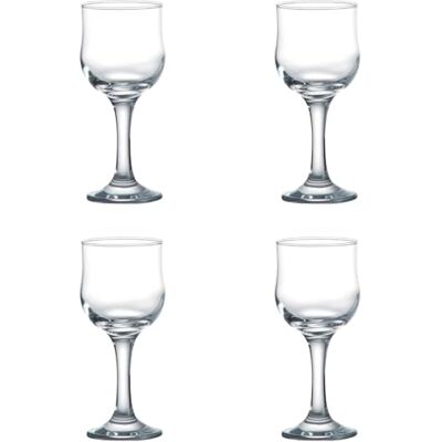 Ravenhead Tulip Set Of 4 Red Wine Glasses 24cl Ravenhead Tulip Set Of 4 Red Wine Glasses 24cl