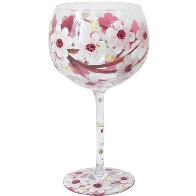 L & P Home & Gifts Lesser & Pavey Lynsey Johnstone Blossom Gin Glass for Wine, Cocktails & Spirits Hand Printed and Ml Drinking Glass for Home & Parties Beautiful Gift Set Idea for Women, Mums & Friend L & P Home & Gifts Lesser & Pavey Lynsey Johnstone Blossom Gin Glass for Wine, Cocktails & Spirits Hand Printed and Ml Drinking Glass for Home & Parties Beautiful Gift Set Idea for Women, Mums & Friend