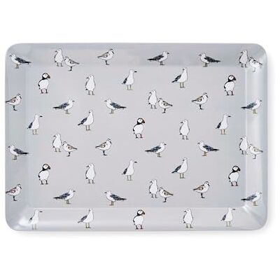 Cooksmart British Designed Small Serving Tray Dinner Tray For Multiple Uses Around The Home Trays For Food Serving Or Drinks Serving Coastal Birds Cooksmart British Designed Small Serving Tray Dinner Tray For Multiple Uses Around The Home Trays For Food Serving Or Drinks Serving Coastal Birds