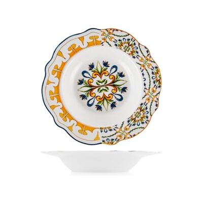 H&H Faenza Set of 6 Soup Plates 21 cm H&H Faenza Set of 6 Soup Plates 21 cm