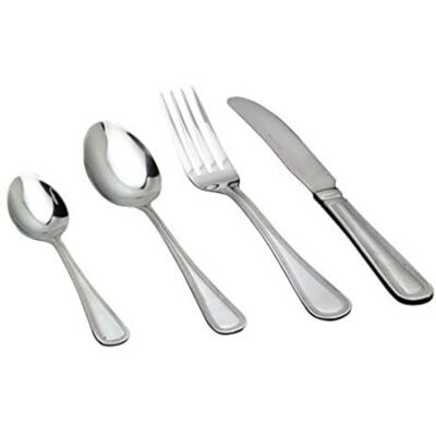 Genware NEV-SS-BD Soup Spoon, Bead Pattern (Pack of 12) Genware NEV-SS-BD Soup Spoon, Bead Pattern (Pack of 12)