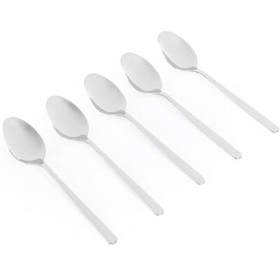 Russell Hobbs RH03432EU7 Teaspoon Set of 6 – Vienna Stainless Steel Coffee Spoons Cutlery Set, Mirror Polish Finish Flatware, Tea Spoon Tableware for Home, Restaurant, Office, Kitchen, Dishwasher Safe Russell Hobbs RH03432EU7 Teaspoon Set of 6 – Vienna Stainless Steel Coffee Spoons Cutlery Set, Mirror Polish Finish Flatware, Tea Spoon Tableware for Home, Restaurant, Office, Kitchen, Dishwasher Safe
