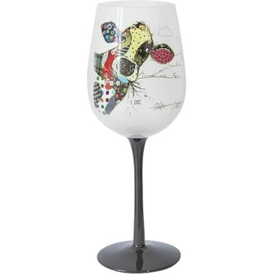 Lesser & Pavey Bug Art Wine Glass Connie Cow Lesser & Pavey Bug Art Wine Glass Connie Cow