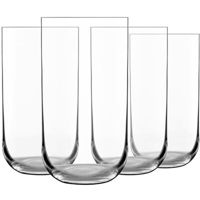 Luigi Bormioli Sublime Highball Glasses Set of 4 x 450ml: Hi Ball Crystal Glasses, Dishwasher Safe Luigi Bormioli Sublime Highball Glasses Set of 4 x 450ml: Hi Ball Crystal Glasses, Dishwasher Safe