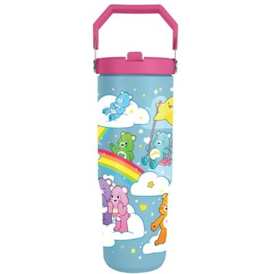 Pyramid Care Bears 30oz/850ml Pitcher with Straw and Lid, Double-Walled Stainless Steel Body, Keeps Your Drink Cool, Screw Lid with PE Straw, BPA-Free, One Size Pyramid Care Bears 30oz/850ml Pitcher with Straw and Lid, Double-Walled Stainless Steel Body, Keeps Your Drink Cool, Screw Lid with PE Straw, BPA-Free, One Size