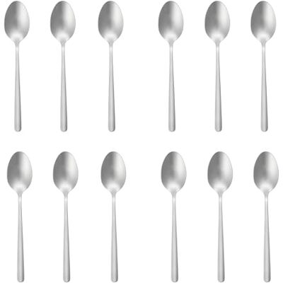Russell Hobbs Teaspoon Set of 12 – Vienna Stainless Steel Coffee Spoons Cutlery Set, Mirror Polish Finish Flatware, Tea Spoon Tableware for Home, Restaurant, Office, Kitchen, Dishwasher Safe Russell Hobbs Teaspoon Set of 12 – Vienna Stainless Steel Coffee Spoons Cutlery Set, Mirror Polish Finish Flatware, Tea Spoon Tableware for Home, Restaurant, Office, Kitchen, Dishwasher Safe