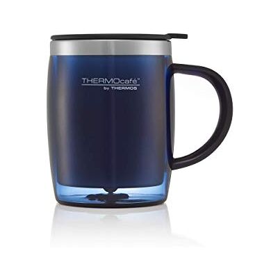 Thermos Translucent Desk Mug, Stainless Steel, Blue, S (Pack of 1), 450 ml Thermos Translucent Desk Mug, Stainless Steel, Blue, S (Pack of 1), 450 ml