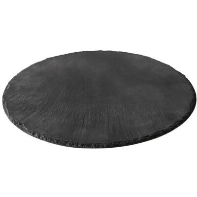 LACOR 61235 Slate Base, Kitchen Slate Tray, Functional and Versatile, Easy Cleaning, Rotating Surface, Practical Use, Versatile Decoration, Height 2.5 cm, Diameter 35 cm LACOR 61235 Slate Base, Kitchen Slate Tray, Functional and Versatile, Easy Cleaning, Rotating Surface, Practical Use, Versatile Decoration, Height 2.5 cm, Diameter 35 cm