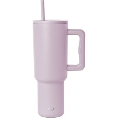 Simple Modern Tumbler 40 oz with Handle and Straw Insulated Stainless Steel Water Bottle Iced Coffee Cup Travel Mug Gifts for Women & Men Trek 1180ml Lavender Mist Simple Modern Tumbler 40 oz with Handle and Straw Insulated Stainless Steel Water Bottle Iced Coffee Cup Travel Mug Gifts for Women & Men Trek 1180ml Lavender Mist