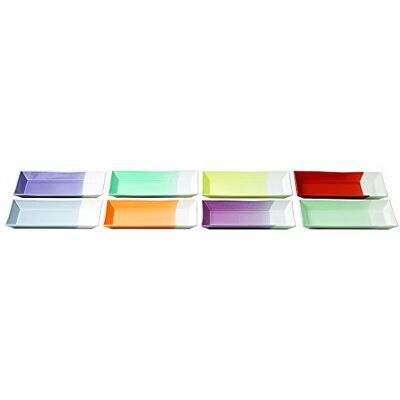 Royal Doulton 1815 1815TW25566 23.5cm Rectangular Tray Mixed Set of 8, Porcelain Royal Doulton 1815 1815TW25566 23.5cm Rectangular Tray Mixed Set of 8, Porcelain