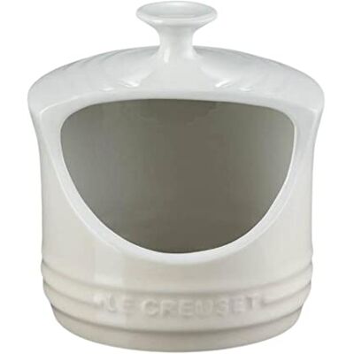 LE CREUSET Enamelled Stoneware Salt Pig, 0.3 litres, Meringue, 70811107160002 LE CREUSET Enamelled Stoneware Salt Pig, 0.3 litres, Meringue, 70811107160002