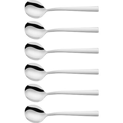ZWILLING Dinner, Soup Spoons, 6-Piece,Silver ZWILLING Dinner, Soup Spoons, 6-Piece,Silver