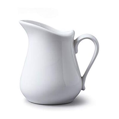 WM Bartleet & Sons Porcelain Traditional Milk Jug - 300ml - white - Milk Jug WM Bartleet & Sons Porcelain Traditional Milk Jug - 300ml - white - Milk Jug