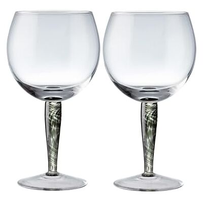 Denby Jet Gin Glasses Set of 2, Black Denby Jet Gin Glasses Set of 2, Black