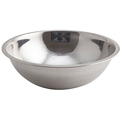 Genware NEV-2120 Mixing Bowl, Stainless Steel, 7.4 L Genware NEV-2120 Mixing Bowl, Stainless Steel, 7.4 L