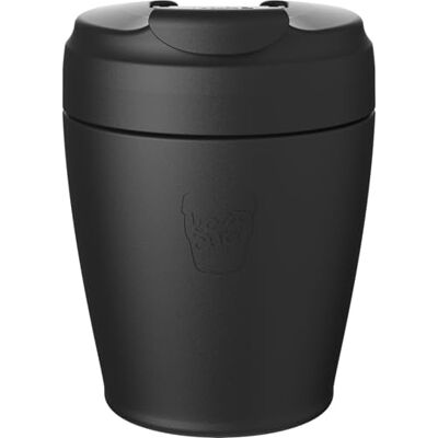 KeepCup Commuter, Insulated Stainless Steel Travel Mug with Leakproof One-Handed Flip Lid, Recycled Steel, BPA Free, Dishwasher Safe, 227ml 8oz Black KeepCup Commuter, Insulated Stainless Steel Travel Mug with Leakproof One-Handed Flip Lid, Recycled Steel, BPA Free, Dishwasher Safe, 227ml 8oz Black