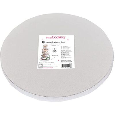 Scrapcooking Model 24173 Silver Round Cake Stand - Cake Stand Scrapcooking Model 24173 Silver Round Cake Stand - Cake Stand