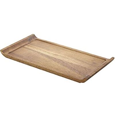 Genware NEV-WSP3317 Acacia Wood Serving Platter, 33 cm x 17.5 cm x 2 cm Genware NEV-WSP3317 Acacia Wood Serving Platter, 33 cm x 17.5 cm x 2 cm