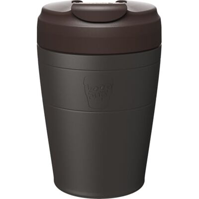 KeepCup Commuter, Insulated Stainless Steel Travel Mug with Leakproof One-Handed Flip Lid, Recycled Steel, BPA Free, Dishwasher Safe, 340ml 12oz Dark Chocolate KeepCup Commuter, Insulated Stainless Steel Travel Mug with Leakproof One-Handed Flip Lid, Recycled Steel, BPA Free, Dishwasher Safe, 340ml 12oz Dark Chocolate