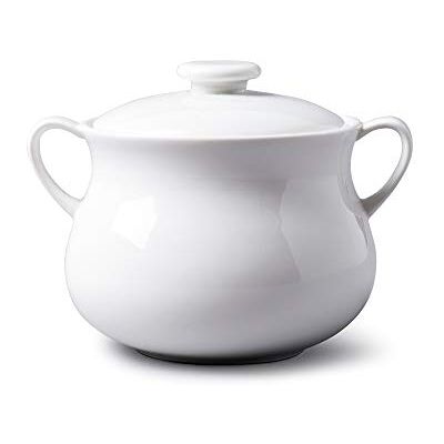 WM Bartleet & Sons - Porcelain Mini Casserole Soup Bowl - White WM Bartleet & Sons - Porcelain Mini Casserole Soup Bowl - White