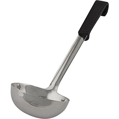 Genware NEV-577-03 Plastic Handle Soup Ladle, Black Genware NEV-577-03 Plastic Handle Soup Ladle, Black