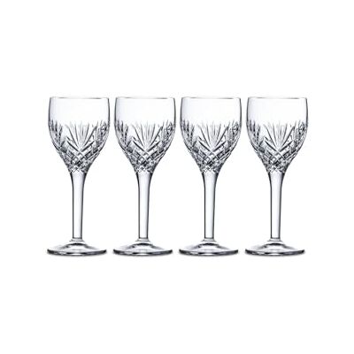 Royal Doulton Highgate White Wine Set of 4 Crystal Wine Glasses Royal Doulton Highgate White Wine Set of 4 Crystal Wine Glasses