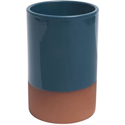 Dexam Sintra Glazed Terracotta Wine Cooler Ink Blue Dexam Sintra Glazed Terracotta Wine Cooler Ink Blue