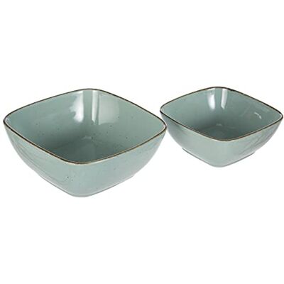 Ritzenhoff & Breker Casa 2-Piece Serving Bowl Set, 18 x 18 cm and 22 x 22 cm, Blue Ritzenhoff & Breker Casa 2-Piece Serving Bowl Set, 18 x 18 cm and 22 x 22 cm, Blue