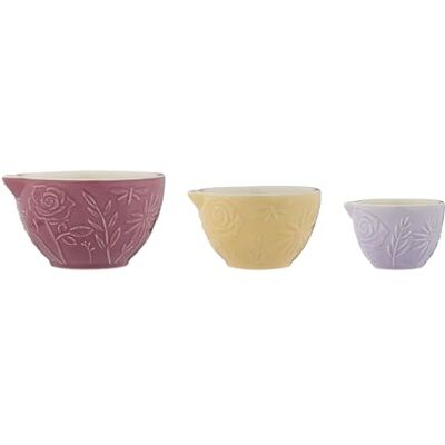 Mason Cash in The Meadow Measuring Cups – Set of 3 Floral Embossed Stoneware Nesting Cups (1 Cup, ½ Cup, ¼ Cup) Pastel Bakeware Dishwasher & Microwave & Freezer Safe Mason Cash in The Meadow Measuring Cups – Set of 3 Floral Embossed Stoneware Nesting Cups (1 Cup, ½ Cup, ¼ Cup) Pastel Bakeware Dishwasher & Microwave & Freezer Safe