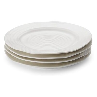 Portmeirion x Sophie Conran Set of 4 Side Plates Porcelain White Plate, Microwave, Freezer, Dishwasher & Oven Safe, Suitable for Everyday Dining Portmeirion x Sophie Conran Set of 4 Side Plates Porcelain White Plate, Microwave, Freezer, Dishwasher & Oven Safe, Suitable for Everyday Dining