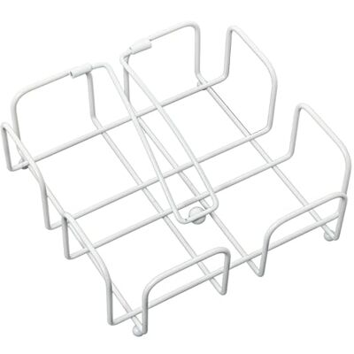 DRW White Metal Napkin Holder, Multi-Coloured, Medidas: 19x19x7cm DRW White Metal Napkin Holder, Multi-Coloured, Medidas: 19x19x7cm