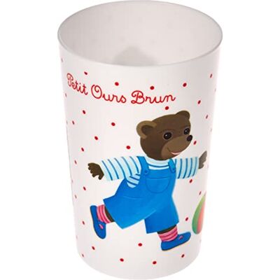 Fun House 005443 Bear Family Glass for Children Polypropylene White 10 x 0.025 x 6.5 cm Fun House 005443 Bear Family Glass for Children Polypropylene White 10 x 0.025 x 6.5 cm