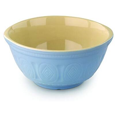 Tala Traditional Stoneware Mixing Bowl in Blue/Cream Design, 2800ml Tala Traditional Stoneware Mixing Bowl in Blue/Cream Design, 2800ml