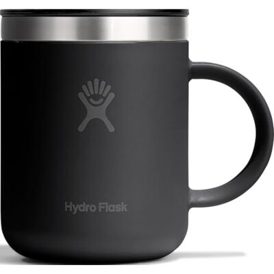 Hydro Flask – Mug Coffee 355 ml (12 oz) Insulated Stainless Steel with Closeable Splash-Resistant Lid – Keeps Drinks Cold 24 Hrs & Hot 12 Hrs – Black Hydro Flask – Mug Coffee 355 ml (12 oz) Insulated Stainless Steel with Closeable Splash-Resistant Lid – Keeps Drinks Cold 24 Hrs & Hot 12 Hrs – Black
